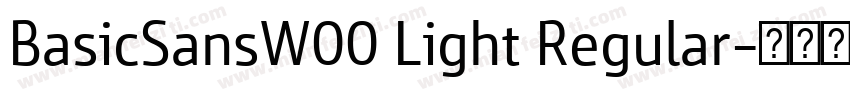 BasicSansW00 Light Regular字体转换